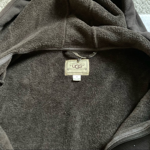 UGG Zip Up Hoodie, Brown, Size M. Excellent worn condition, like New!! - Picture 7 of 16